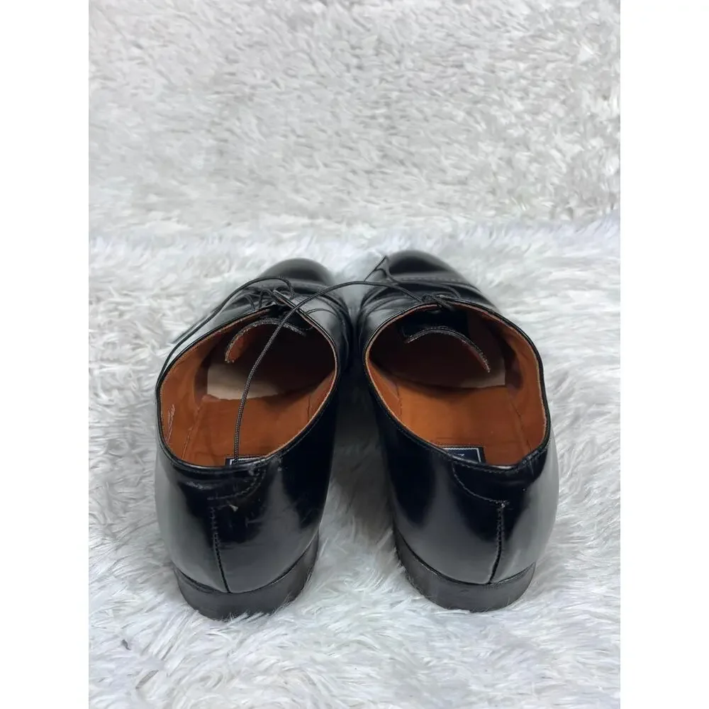 Bostonian Classics Hamilton 26441 Mens 9.5W Oxford Dress Shoes Black USA made